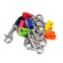 Breakway inkl Flatpin Bolt Snap - Pink