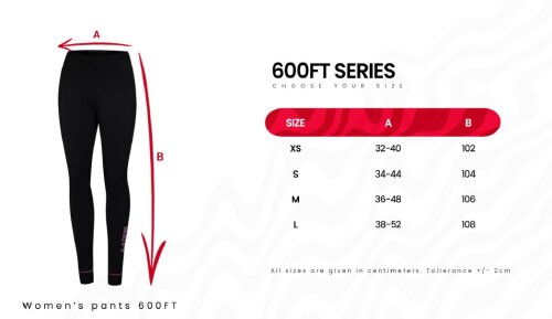 Thermoactive Pants 600 FT - Women M