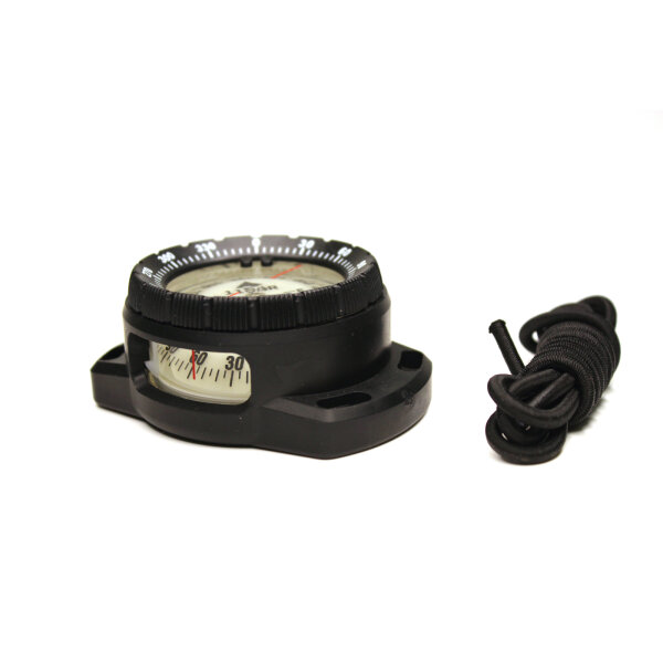 Kompass mit Bungee Mount Schwarz Ring