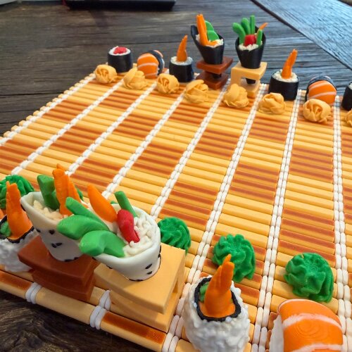 Sushi-Schach – Das Schachset mit Sushi-Motiven
