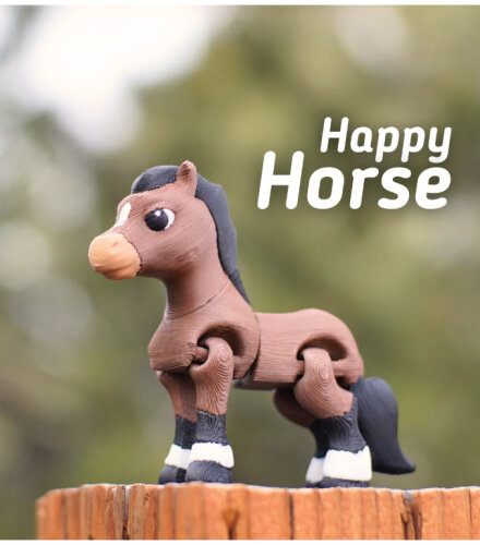 Happy Horse - Gelenkpferd - Schlüsselanhänger