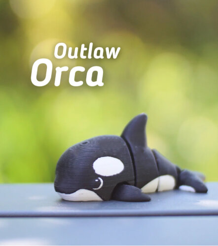 Gesetzloser Orca - Zappeliger Orca – Schlüsselanhänger