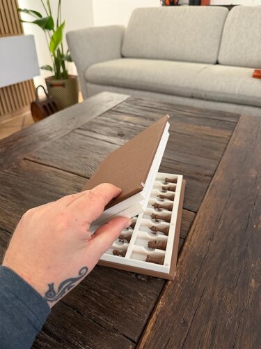 PlayBook - Als Buch getarntes Reiseschach | Magnetisch & platzsparend | PlayBookd