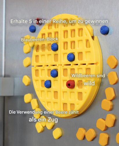 Waffelstapel | Magnetisches Strategiespiel | 3D gedrucktes