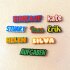 Personalisiertes Magnetnamenschild | Wähle deine Farben & Schriftart | Perfekt für Familie, Job, Events oder zu einfach so | bis 2 Magnete