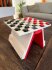 PlayBook - Dame Spiel – Checkers 2 Spieler Tischspiel – 3D Gedrucktes Strategiespiel – Geschenk für Familie & Paare