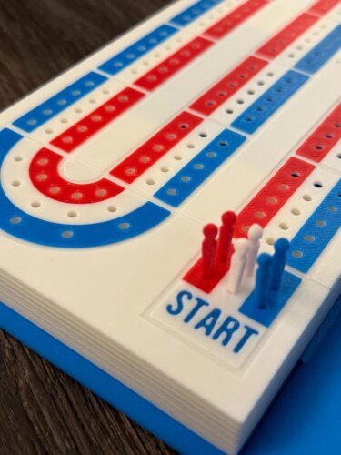 PlayBook - Cribbage-Brett | Verstecktes Kartenfach |...