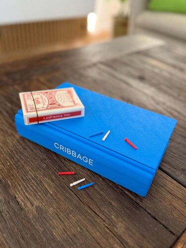PlayBook - Cribbage-Brett | Verstecktes Kartenfach |...
