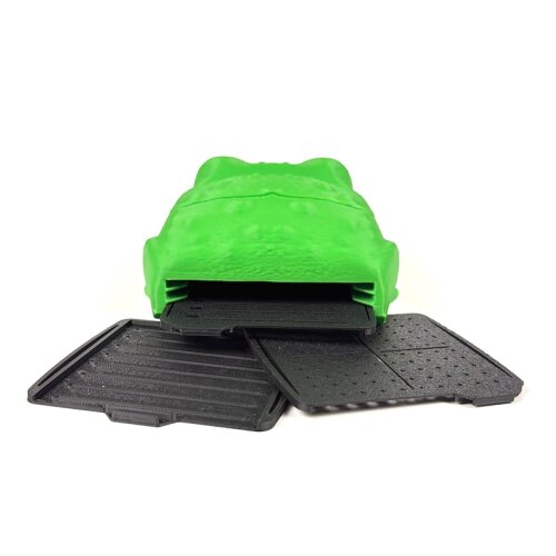 Note Toad | Frosch Schreibtisch-Organizer & Notizhalter | Sticky Note Halter mit Stifteablage | 3D-gedruckte Schreibtisch Deko