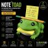 Note Toad | Frosch Schreibtisch-Organizer & Notizhalter | Sticky Note Halter mit Stifteablage | 3D-gedruckte Schreibtisch Deko