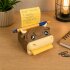 Note Kuh | Highland Cow Schreibtisch-Organizer & Notizhalter | Sticky Note Halter mit Stifteablage | 3D-gedruckte Kuh Deko