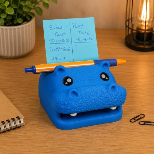 Note Hippo | Nilpferd Schreibtisch-Organizer &...