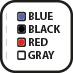 nanight Tech2: Erhältlich in: Schwarz, Blau, Rot & Gray